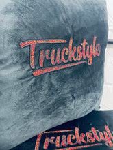 Load image into Gallery viewer, TruckStyle Danish Plush Pillow (Pair) - Red Stitch