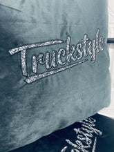Load image into Gallery viewer, TruckStyle Danish Plush Pillow (Pair) - Grey Stitch