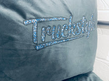 Load image into Gallery viewer, TruckStyle Danish Plush Pillow (Pair) - Blue Stitch