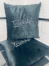 Load image into Gallery viewer, TruckStyle Danish Plush Pillow (Pair) - Grey Stitch