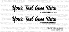 Load image into Gallery viewer, Truckstyle Custom Side Window Stickers