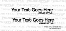 Load image into Gallery viewer, Truckstyle Custom Side Window Stickers