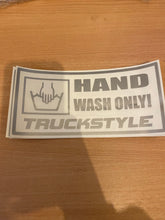 Load image into Gallery viewer, Hand Wash Only Sticker