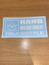 Load image into Gallery viewer, Hand Wash Only Sticker