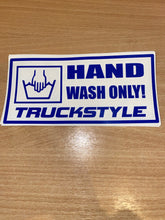 Load image into Gallery viewer, Hand Wash Only Sticker