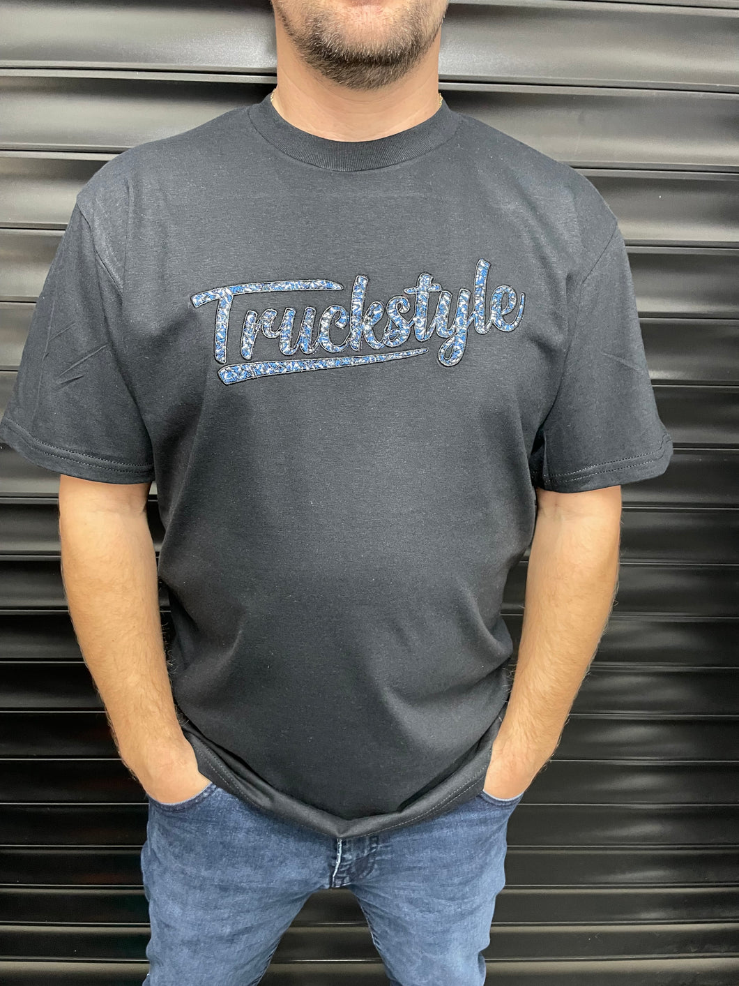 TruckStyle Danish Plush Tee - Blue