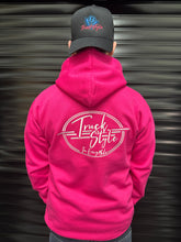 Load image into Gallery viewer, THE OG FUSCHIA EMBROIDERED HOODY
