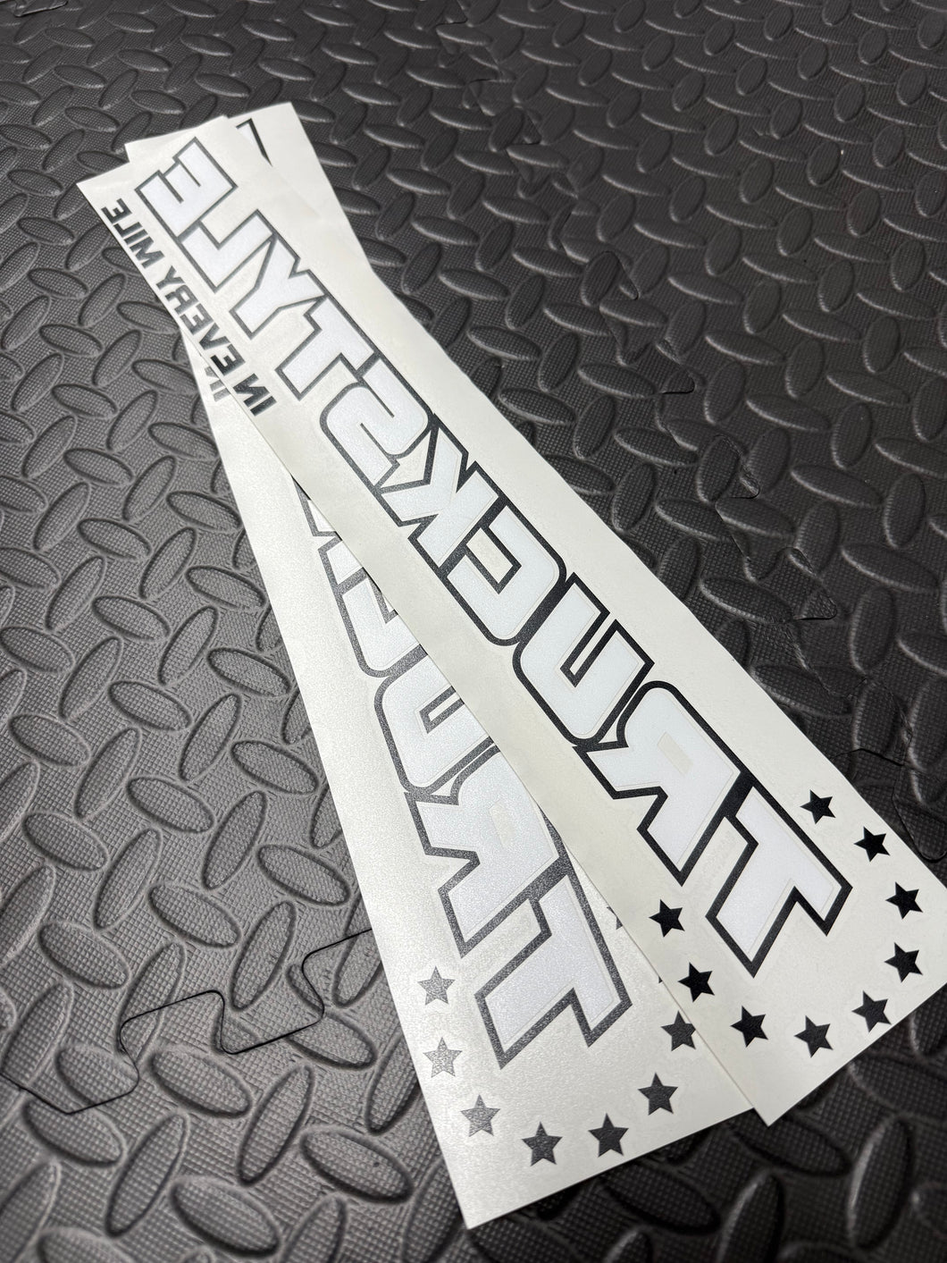 TRUCKSTYLE STARS TWO TONE SIDE WINDOW STICKERS