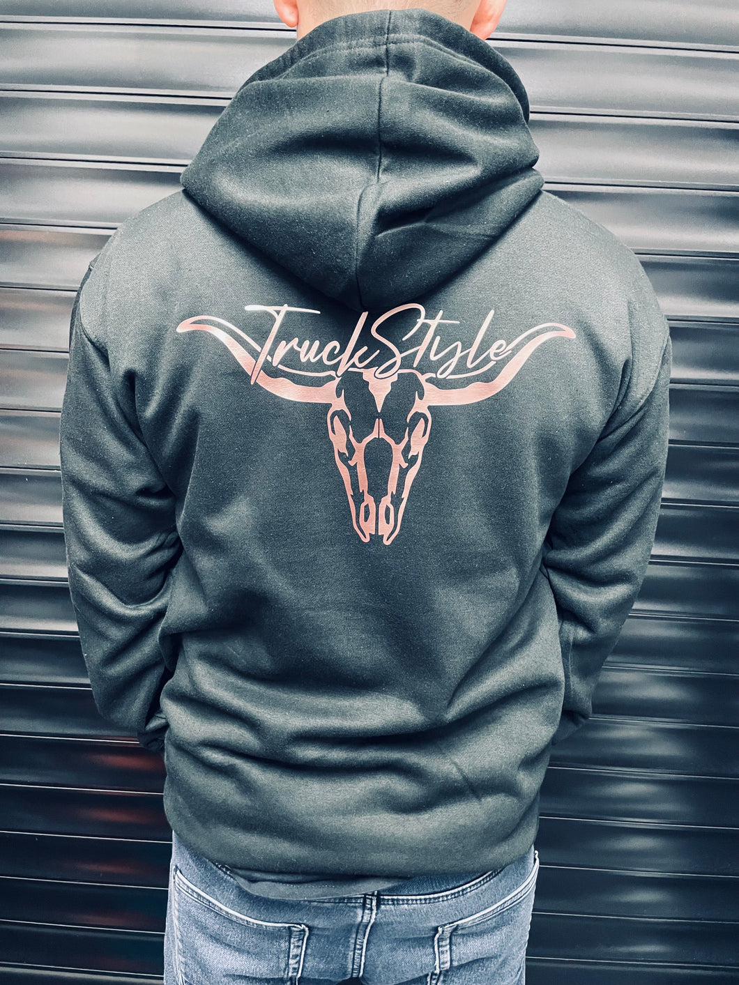 TruckStyle Rose Gold Skull Hoody