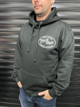 Load image into Gallery viewer, Road Tested Trucker Approved Black Hoody
