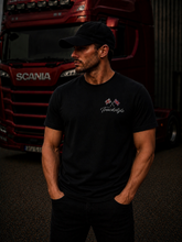 Load image into Gallery viewer, TruckStyle Embroidered Pride And Passion Flags Tshirt
