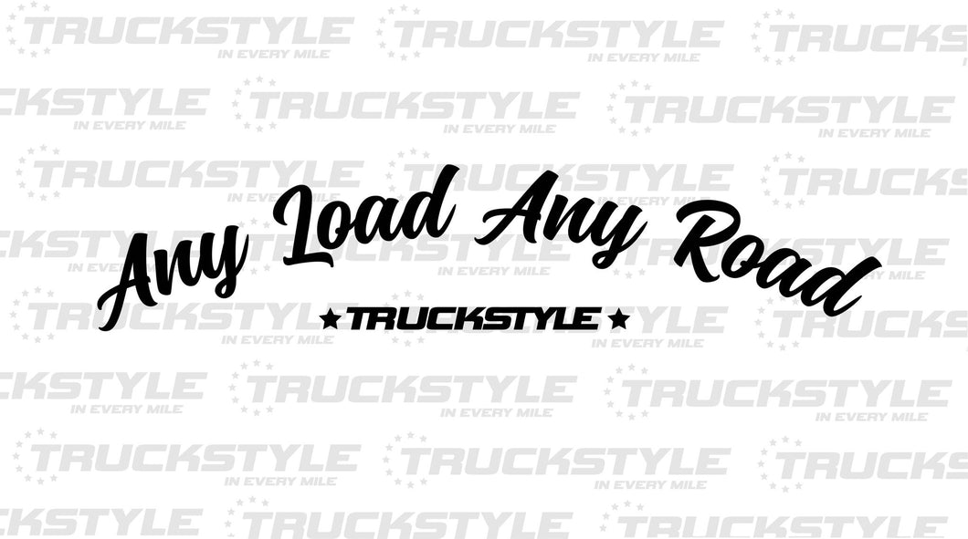 Any Load Any Road Front Window Sticker