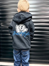 Load image into Gallery viewer, KIDS TruckStyle V8 Embroidery Hoody Black
