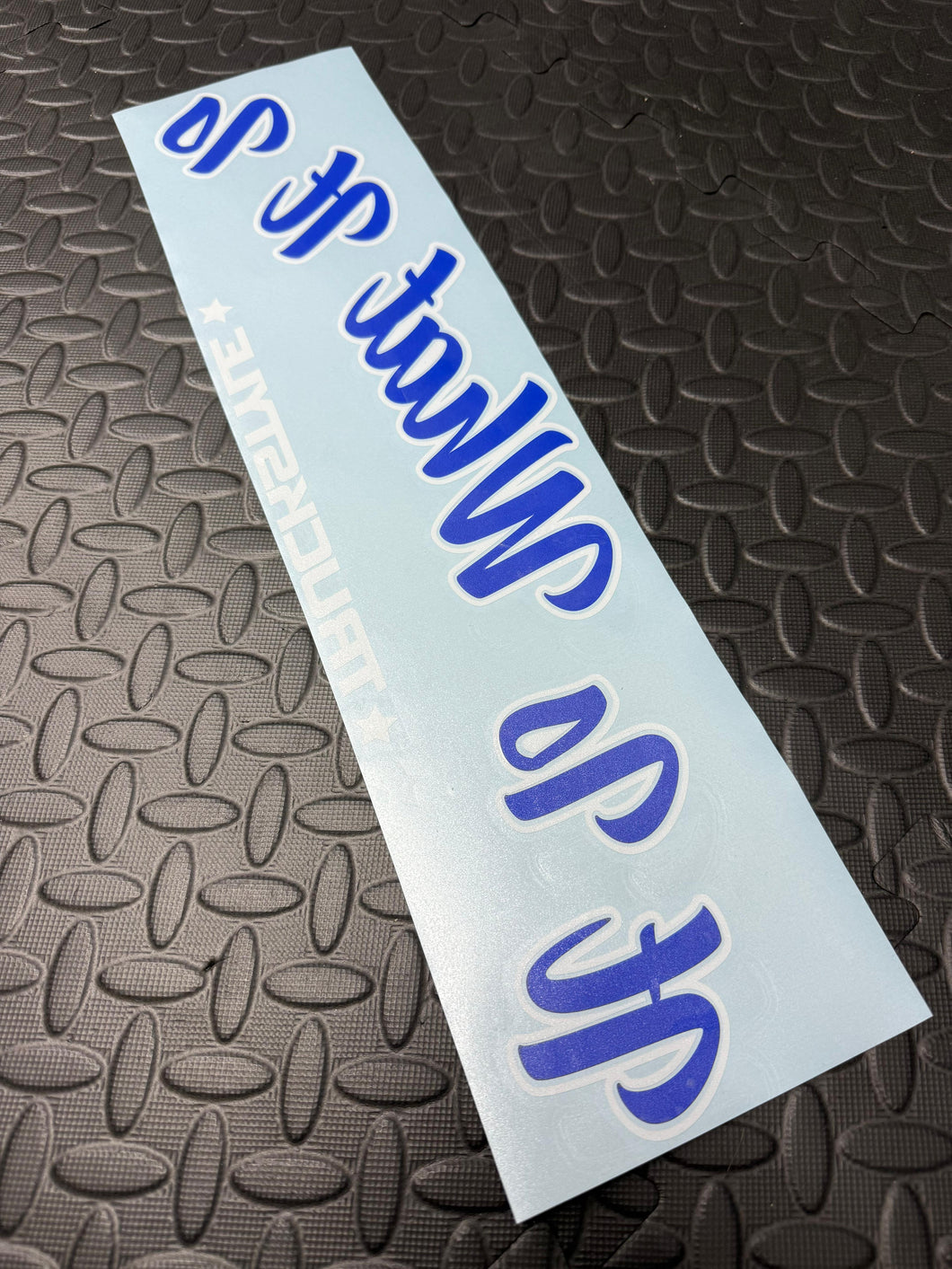 IT IS WHAT IT IS TWO TONE FRONT WINDOW STICKER