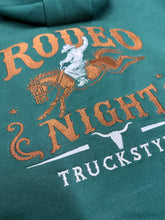 Load image into Gallery viewer, TruckStyle Rodeo Night Oversized Embroidered Hoody

