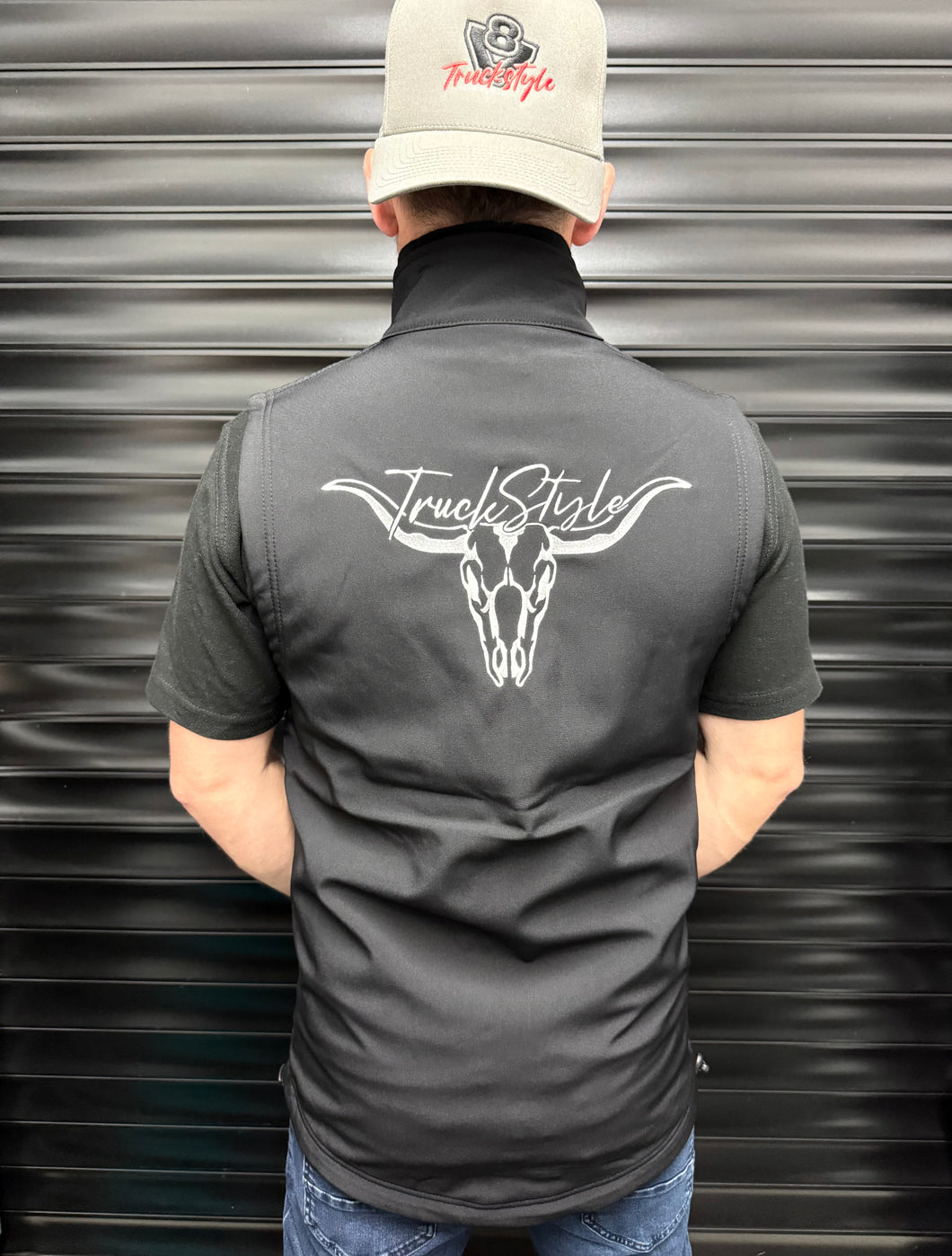 TruckStyle Bull  Embroidery Soft Shell Gilet