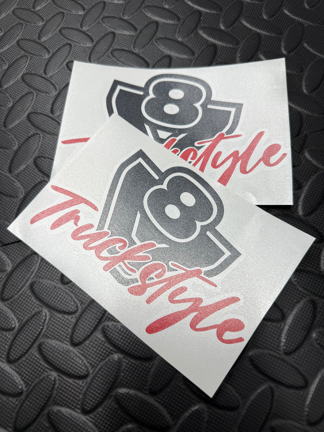 Two Tone Man Sticker V8 TRUCKSTYLE TWO TONE STICKERS - PAIR – TruckStyle LTD