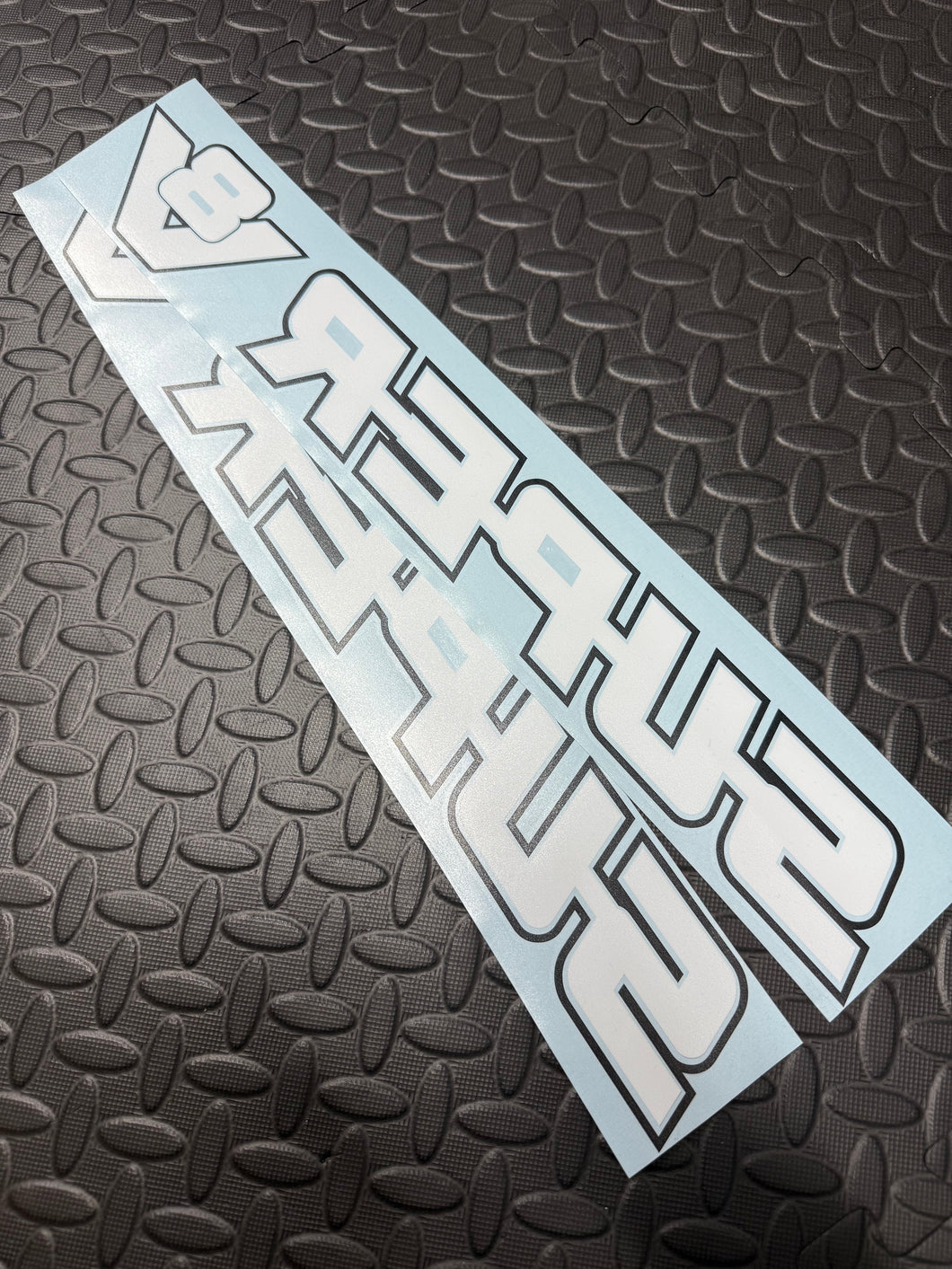 Two Tone Man Sticker SUPER V8 TWO TONE SIDE WINDOW STICKERS – TruckStyle LTD