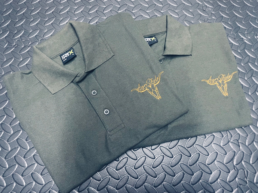 AgriStyle Skull Polo Shirt
