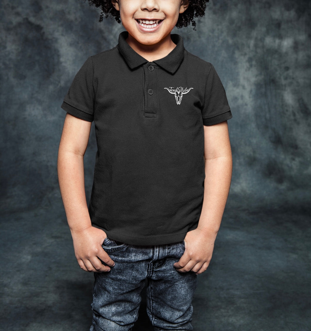 KIDS TruckStyle Skull Embroidery Polo