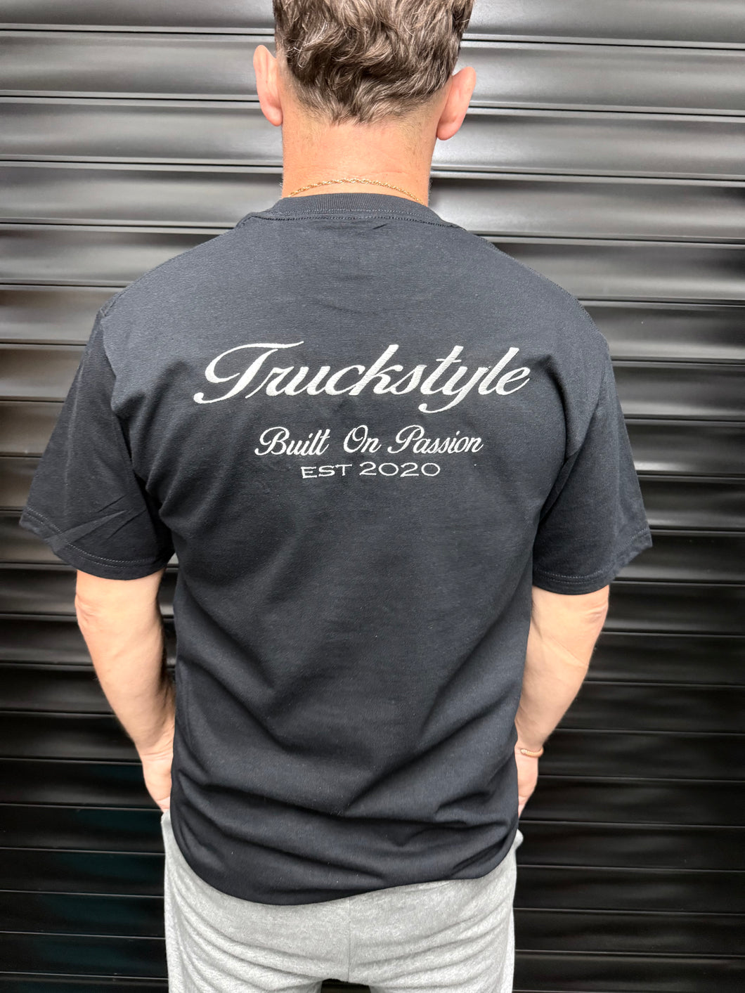 TruckStyle Built On Passion Embroidery Tee