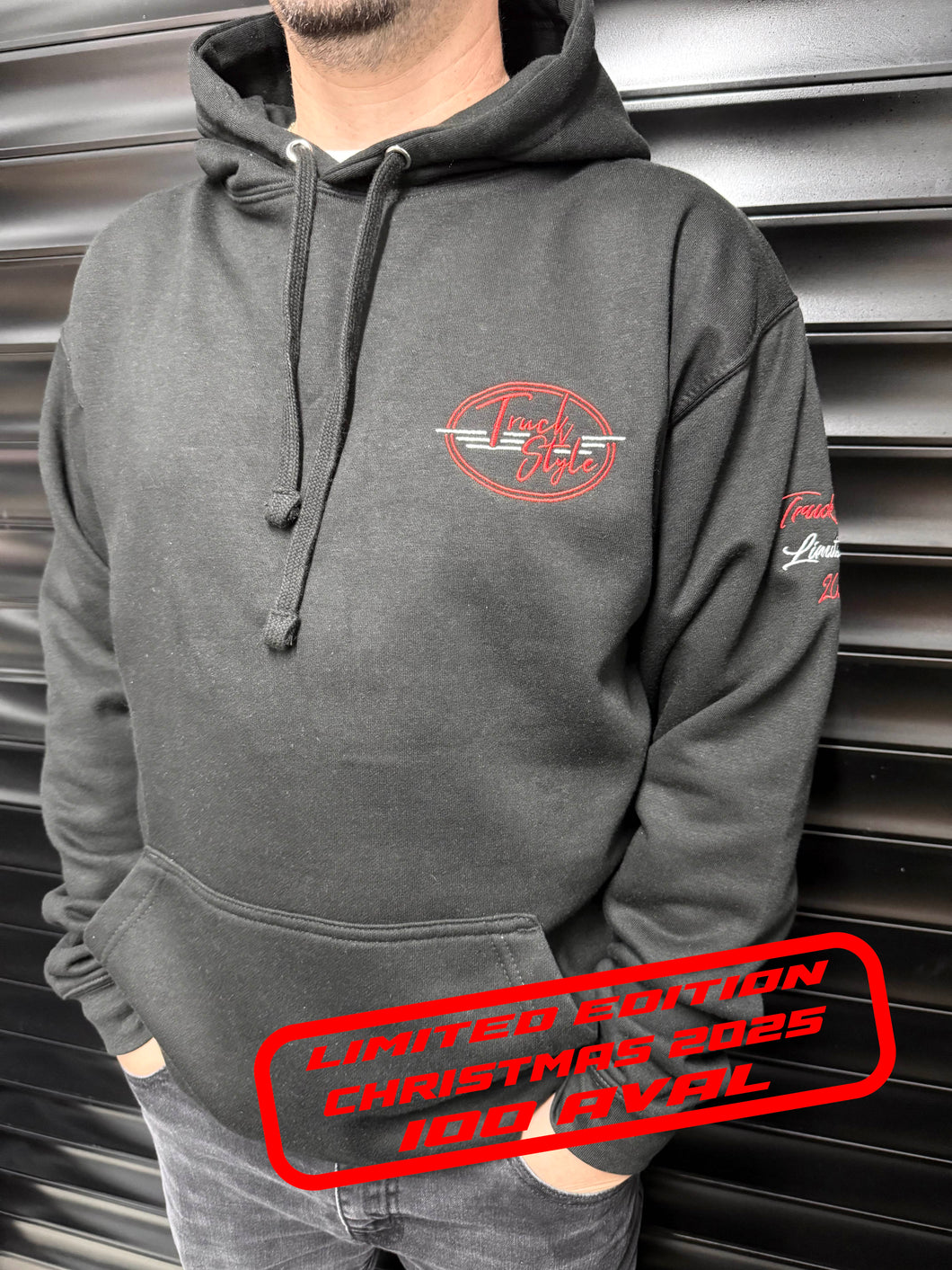 LIMITED EDITION CANDY CANE CHRISTMAS 2025 EMBROIDERED HOODY