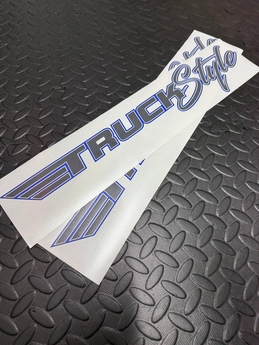 TRUCKSTYLE AUTUMN 2025 TWO TONE SIDE WINDOW STICKERS x2