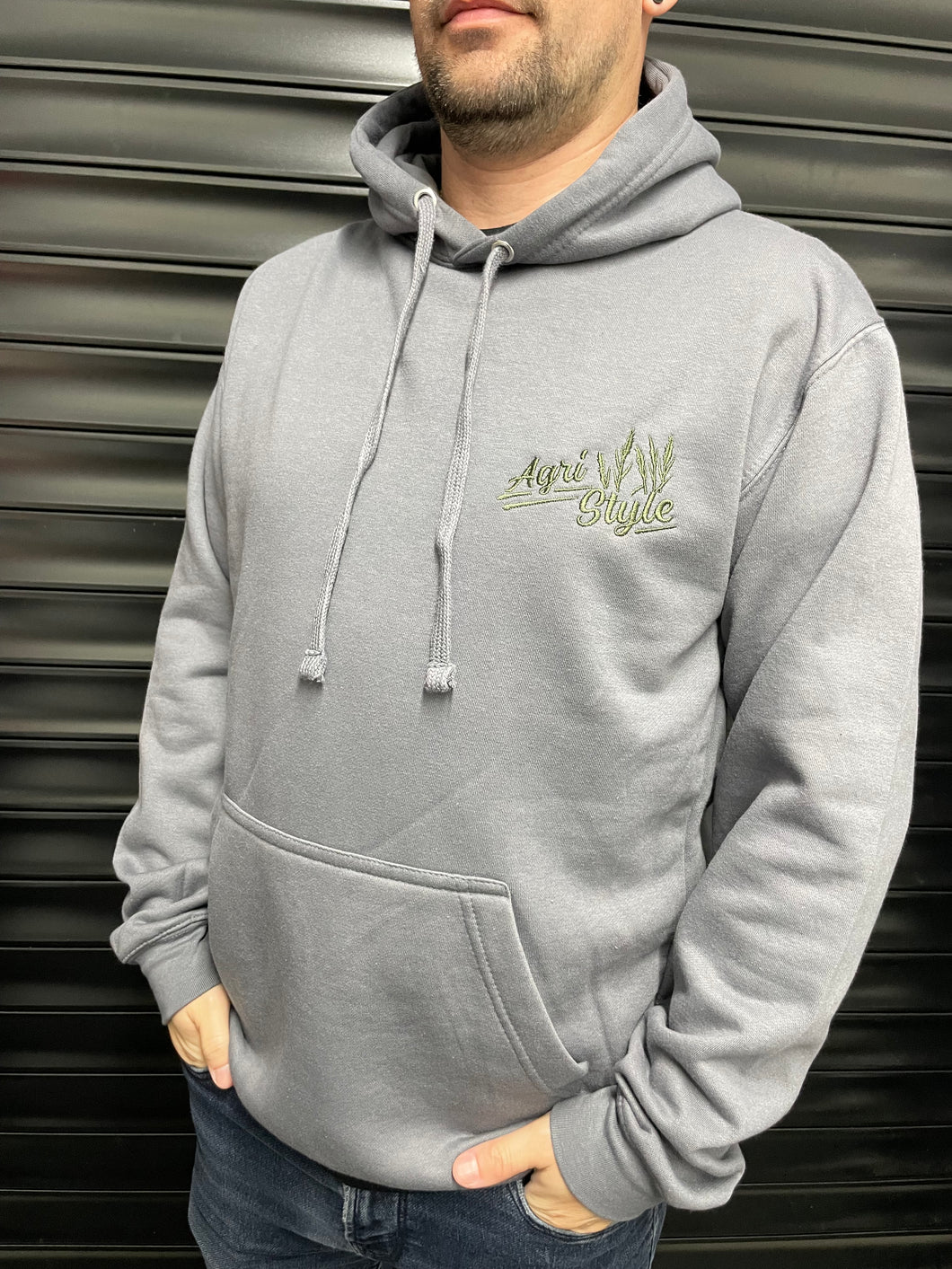 Agristyle Embroidered Hoody Grey