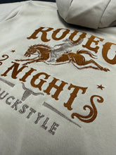 Load image into Gallery viewer, TruckStyle Rodeo Night Oversized Embroidered Hoody
