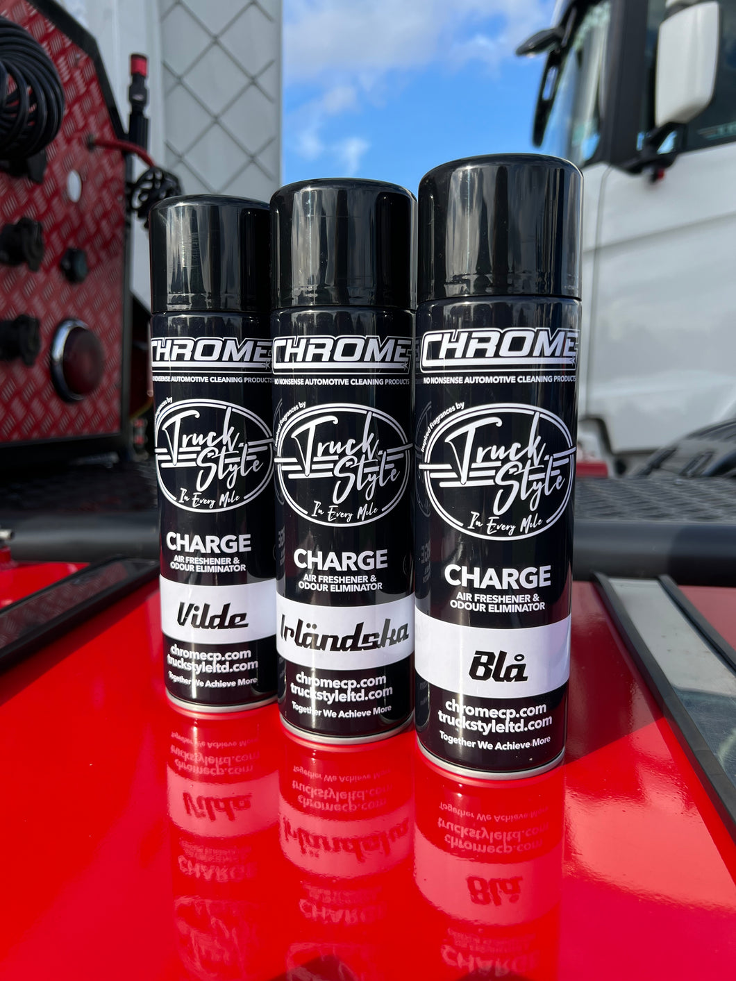 TruckStyle X Chrome Charge Cans Bundle X3