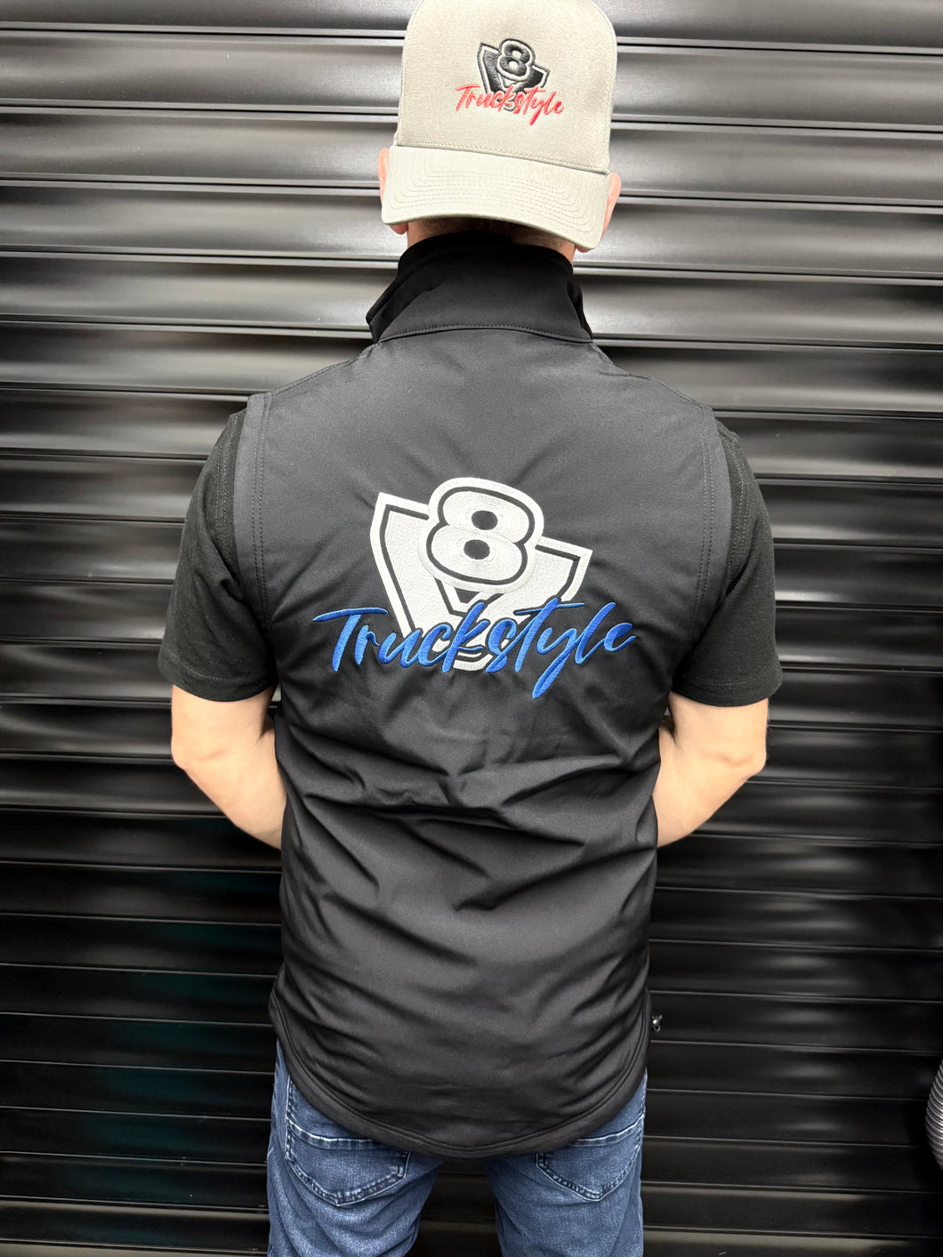 TruckStyle V8  Embroidery Soft Shell Gilet
