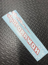 Load image into Gallery viewer, CUSTOM  CURVED STYLE TWO TONE Side Window Stickers
