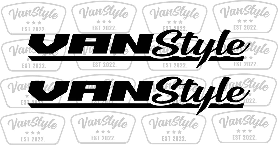 VanStyle Banner Side Window Stickers 40cm