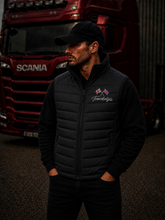 Load image into Gallery viewer, TruckStyle Embroidered Pride And Passion Flags Padded Gilet
