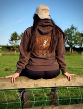 Load image into Gallery viewer, TruckStyle Rodeo Night Oversized Embroidered Hoody
