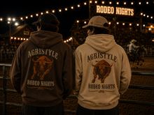 Load image into Gallery viewer, Agristyle Rodeo Night Oversized Embroidered Hoody
