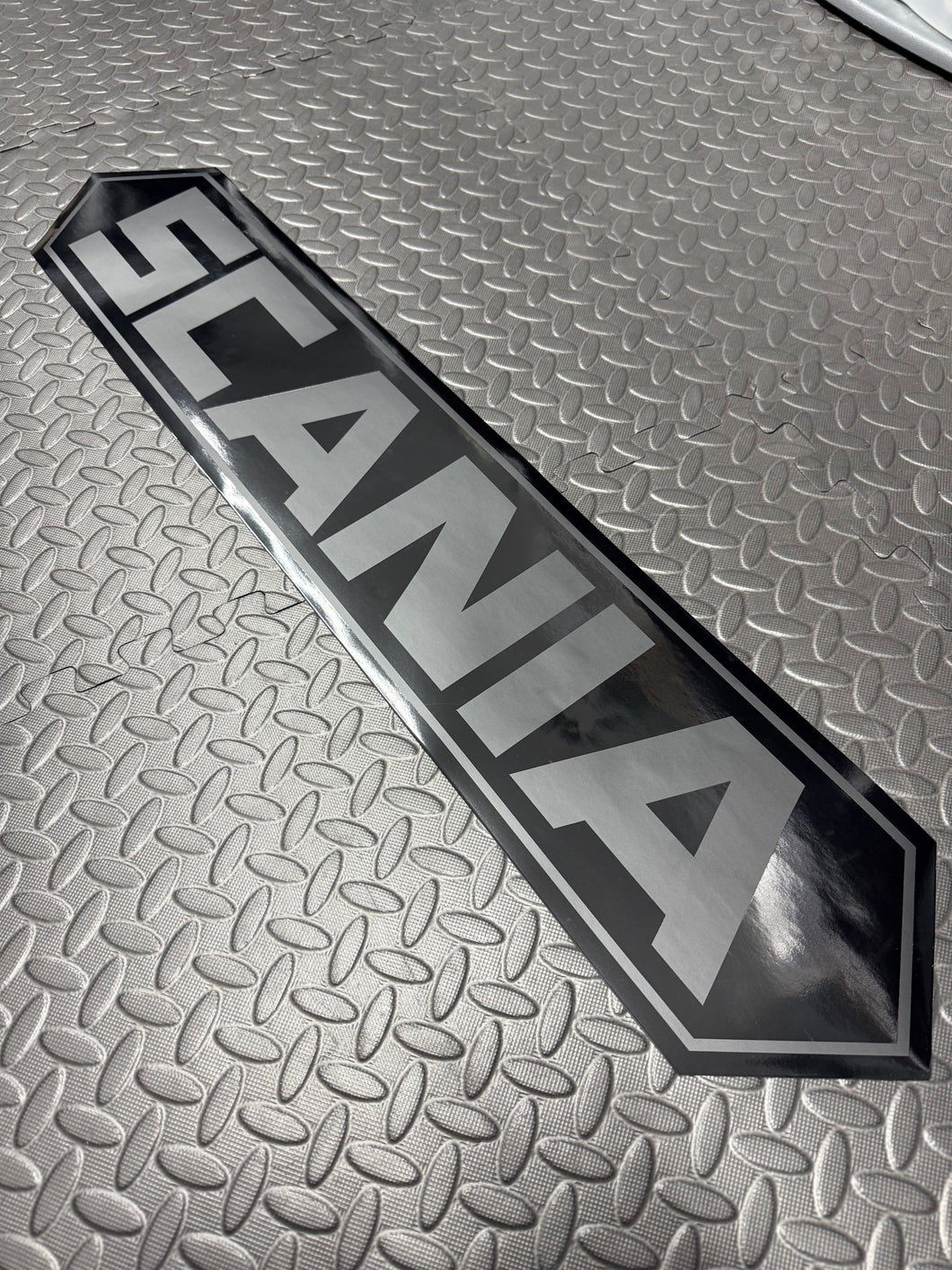 Mirror Polished Stainless Steel Sign SCOTLAND Badge Drivers Truck Bus Mirror Polished Stainless Steel Sign SCOTLAND Badge Drivers Truck Bus
