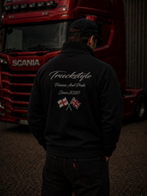 Load image into Gallery viewer, TruckStyle Embroidered Pride And Passion Flags Quarter Zip
