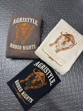 Load image into Gallery viewer, Agristyle Rodeo Night Oversized Embroidered Hoody
