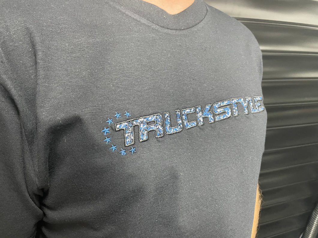 TruckStyle Danish EURO Plush Tee - Blue