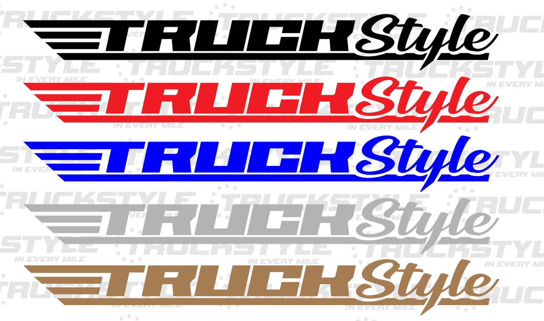 TruckStyle Banner Side Window Stickers