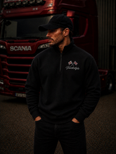 Load image into Gallery viewer, TruckStyle Embroidered Pride And Passion Flags Quarter Zip
