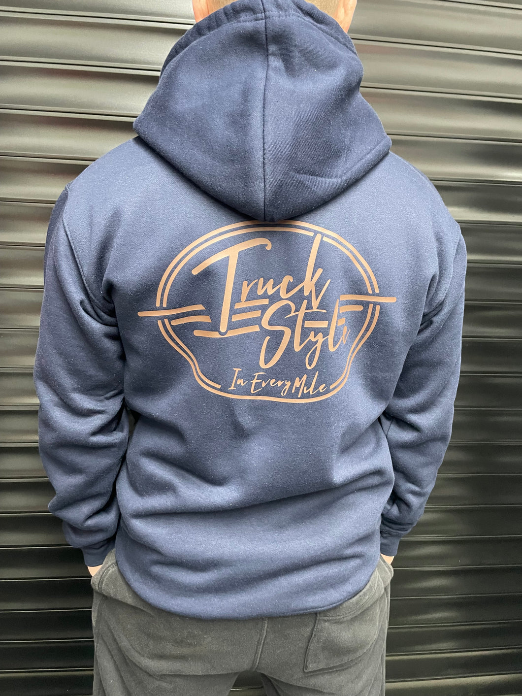 TruckStyle OG Hoody - Navy / Brown