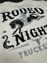 Load image into Gallery viewer, TruckStyle Rodeo Night Oversized Embroidered TShirt
