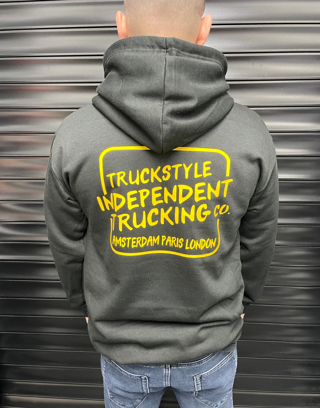 Truckstyle Ind Trucking Co Hoody - Yellow Logo