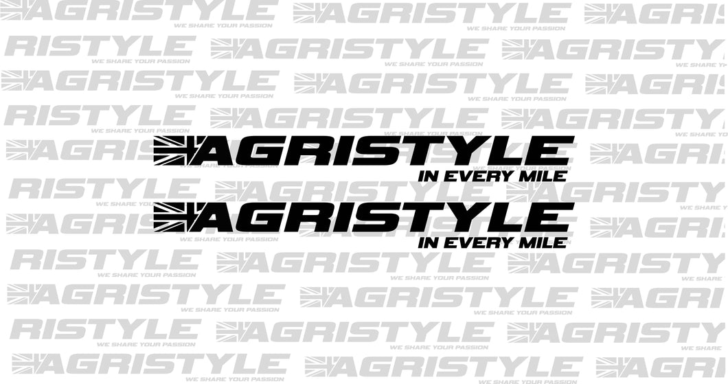 AGRISTYLE BRITISH FLAG SIDE WINDOW PAIR