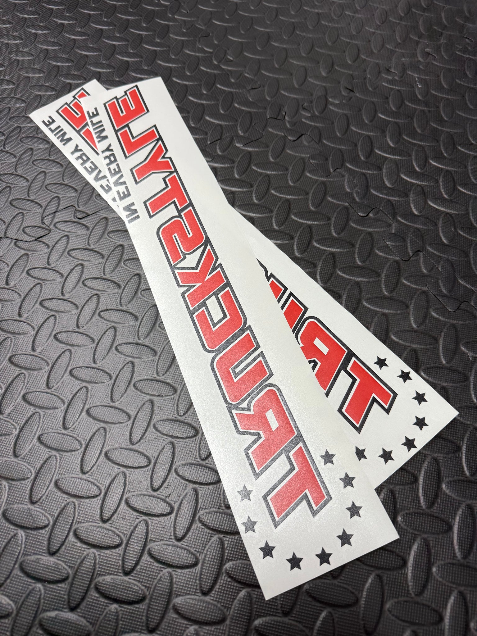 Two Tone Man Sticker TRUCKSTYLE STARS TWO TONE SIDE WINDOW STICKERS – TruckStyle LTD