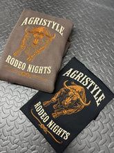 Load image into Gallery viewer, Agristyle Rodeo Night Oversized Embroidered TShirt
