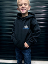 Load image into Gallery viewer, KIDS TruckStyle V8 Embroidery Hoody Black
