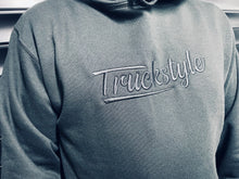 Load image into Gallery viewer, Truckstyle Embroidered Banner Hoody - Black Stitch
